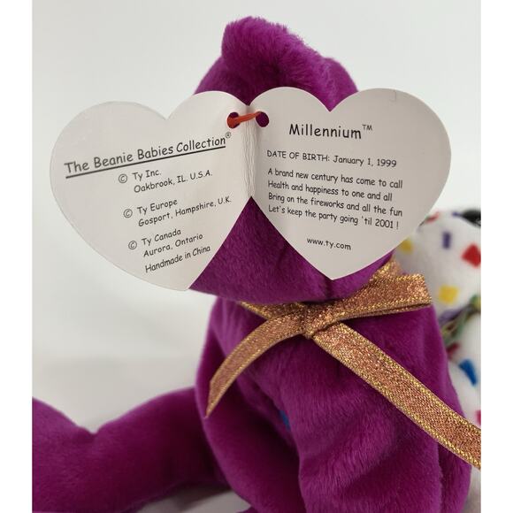 Ty Beanie Babies Bundle (2pcs) Millennium And Ty 2K Bears - Picture 16 of 16